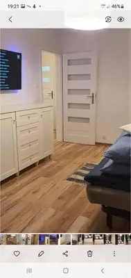 Telewizja i/lub zestaw kina domowego w obiekcie Apartament Łąkowa