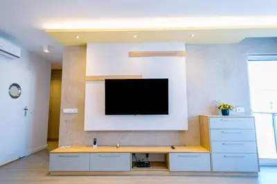 Telewizja i/lub zestaw kina domowego w obiekcie RentPlanet - Apartamenty Na Grobli