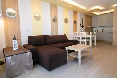 Kuchnia lub aneks kuchenny w obiekcie RentPlanet - Apartamenty Na Grobli