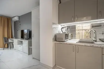 Kuchnia lub aneks kuchenny w obiekcie RentPlanet - Apartamenty Na Grobli