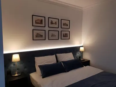 Łóżko lub łóżka w pokoju w obiekcie Apartamenty Toszeckie