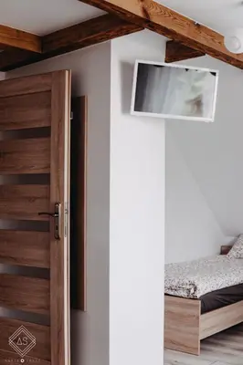 Telewizja i/lub zestaw kina domowego w obiekcie Agroturystyka pod jeleniem