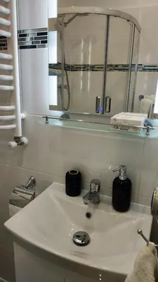 Łazienka w obiekcie Apartamenty gościnne na szlaku