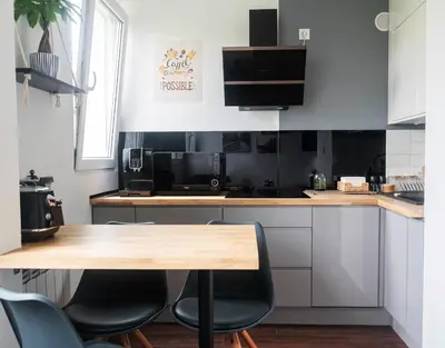 Kuchnia lub aneks kuchenny w obiekcie Rose Valley Apartment