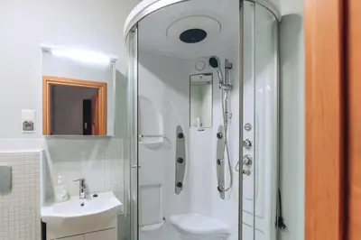 Łazienka w obiekcie Duszniki-Zdrój Przytulny Apartament z Tarasem