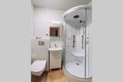 Łazienka w obiekcie Duszniki-Zdrój Przytulny Apartament z Tarasem