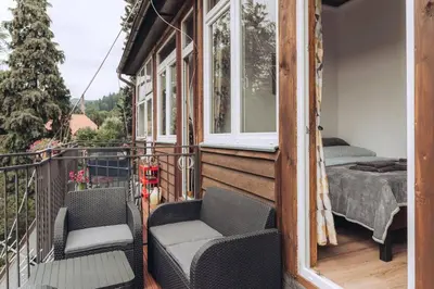 Balkon lub taras w obiekcie Duszniki-Zdrój Przytulny Apartament z Tarasem