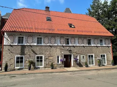 Budynek, w którym mieści się apartament