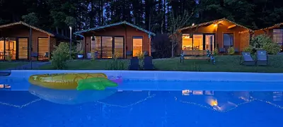 Basen w obiekcie Kantadaj Village Domki Prestige lub w pobliżu