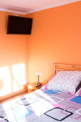 Łóżko lub łóżka w pokoju w obiekcie Agroturystyka Szalejów 117