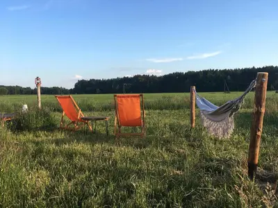 Przyroda w pobliżu tego luksusowego namiotu
