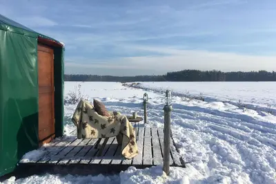 Przyroda w pobliżu tego luksusowego namiotu