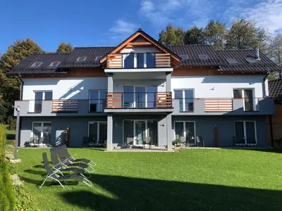 Ogród w obiekcie Apartamenty Antonio 2
