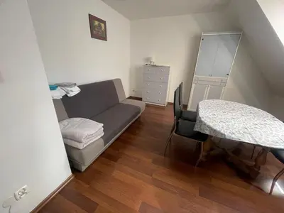 Część wypoczynkowa w obiekcie Apartament pod Stożkiem