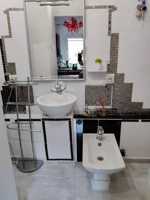 Łazienka w obiekcie WYPOSAŻONY apartament przy strumyku w Górach Sowich, Smart TV, Odpocznij w naturze!