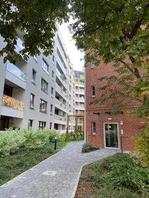 Budynek, w którym mieści się apartament