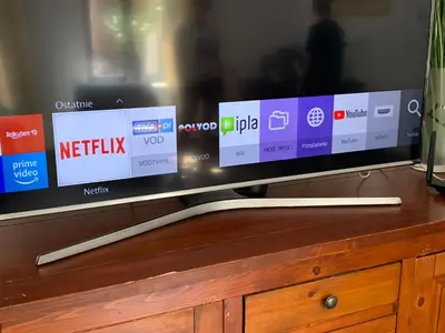 Telewizja i/lub zestaw kina domowego w obiekcie Kamienica na Krakowskiej 120 m2