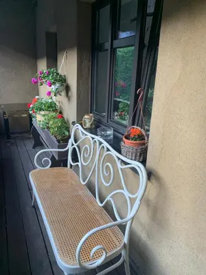 Balkon lub taras w obiekcie Kamienica na Krakowskiej 120 m2