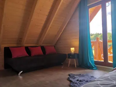 Część wypoczynkowa w obiekcie Domek w Górach Sowich