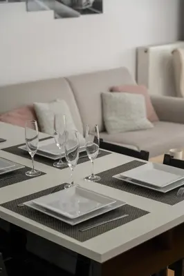 Część wypoczynkowa w obiekcie Apartment Wrocław Atal Tower by Noclegi Renters