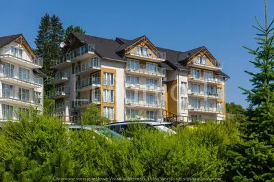 Budynek, w którym mieści się apartament