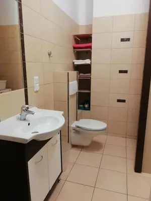 Łazienka w obiekcie APARTAMENT W CENTRUM OLESNA