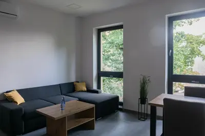 Część wypoczynkowa w obiekcie Apartamenty Dworcowa 45