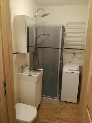 Łazienka w obiekcie Wrocław - nowoczesne mieszkanie w pełni wyposażone