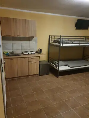 Kuchnia lub aneks kuchenny w obiekcie Hostel Zacisze 2