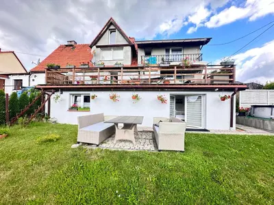 Budynek, w którym mieści się apartament