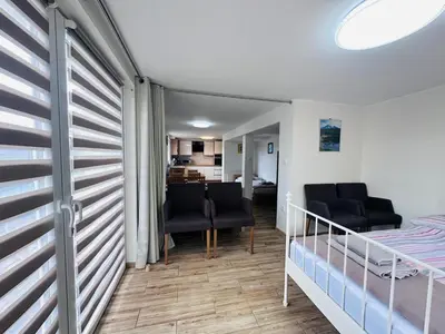 Kuchnia lub aneks kuchenny w obiekcie Apartament Bukowy