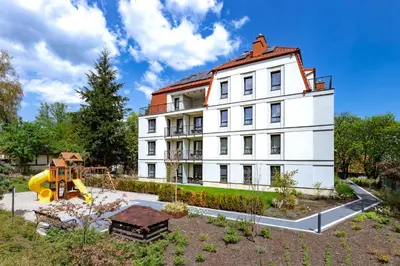 Ogród w obiekcie Bukowy Park Apartamenty
