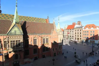 Widok na miasto Wrocław z tego apartamentu