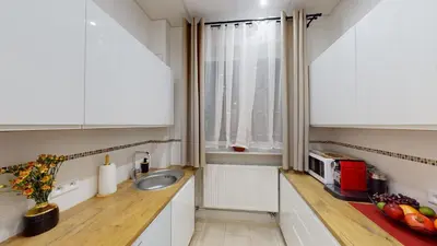 Kuchnia lub aneks kuchenny w obiekcie Rynek Market Square Tectum Apartments