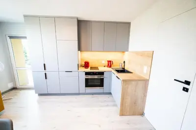 Kuchnia lub aneks kuchenny w obiekcie Apartament Piano Centrum