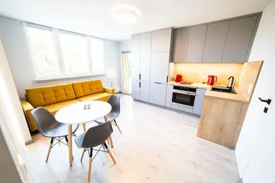 Kuchnia lub aneks kuchenny w obiekcie Apartament Piano Centrum