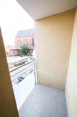 Balkon lub taras w obiekcie Apartament Piano Centrum