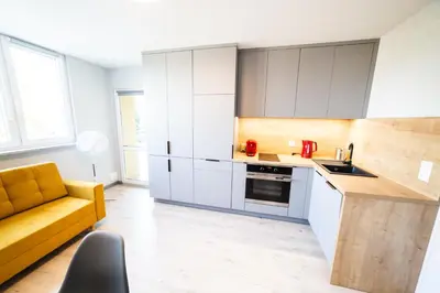 Kuchnia lub aneks kuchenny w obiekcie Apartament Piano Centrum