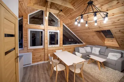 Część wypoczynkowa w obiekcie Apartamenty Eksploris