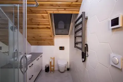 Łazienka w obiekcie Apartamenty Eksploris