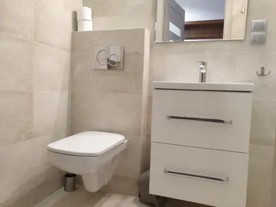 Łazienka w obiekcie Wypoczynek Pod Lasem