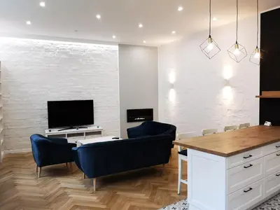 Telewizja i/lub zestaw kina domowego w obiekcie Victoria Apartment