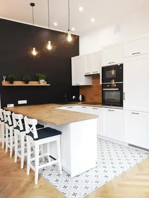 Kuchnia lub aneks kuchenny w obiekcie Victoria Apartment