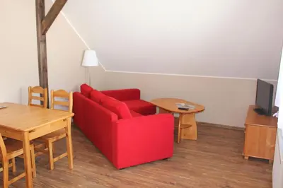 Telewizja i/lub zestaw kina domowego w obiekcie Słoneczna Zagroda - Sunny Ridge Farm