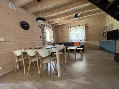 Część wypoczynkowa w obiekcie Bliżej Ślęży Domki pod Ślężą