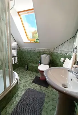 Łazienka w obiekcie Dom nad Potokiem Sowa