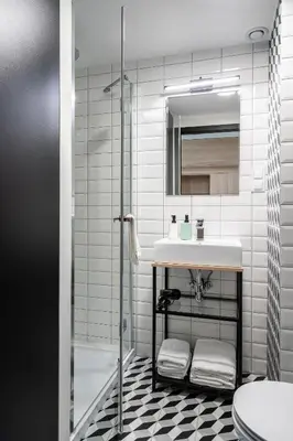 Łazienka w obiekcie RentPlanet - Apartamenty Zarembowicza II