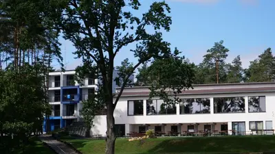 Budynek, w którym mieści się hotel