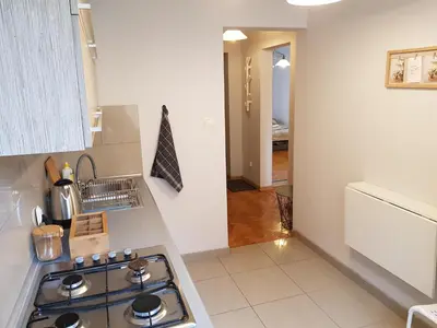 Kuchnia lub aneks kuchenny w obiekcie Apartament Przy Rynku