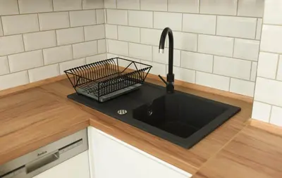 Kuchnia lub aneks kuchenny w obiekcie Apartament Studio Klasztorna